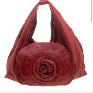 Vintage valentino rose petal hobo bag